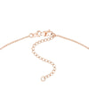 Diamond Drops Necklace on D/C Bead Chain