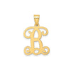 Laser-Cut High Polished Initial A-Z Letter Pendants