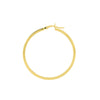 2 x 40mm Square Hoop Earrings