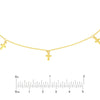 Cross Dangles Adjustable Choker