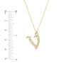 Diamond Gothic 'V' Necklace