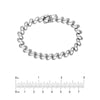 Sterling Silver San Marco Link Bracelet (7.6mm)