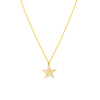 Pave Diamond Starfish Necklace
