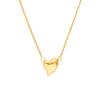 Wavy Puff Heart Rope Necklace