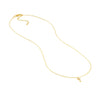 Diamond Mini Cross Adjustable Necklace