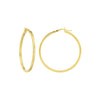 2 x 40mm Square Hoop Earrings