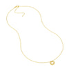 So You Cutout Heart Mini Disc Adjustable Necklace