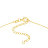 Sideways Floating Turtle and Turq Bezel Necklace