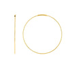 40mm Endless Wire Hoop Earrings