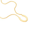 Mini Horseshoe Adjustable Necklace