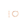 Square Tube Mini Hoop Earrings