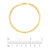 3.4mm Box Chain Bracelet with Spring Ring