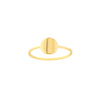 Engravable Disc Wire Ring