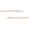 Charm-Ready Hollow Rolo Chain Necklace