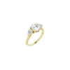 14K Yellow 8x6 mm Oval Engagement Ring Mounting