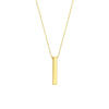 Men's Engravable 3D Bar Necklace