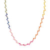 Sapphire Rainbow Blossom Necklace