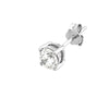 Sterling Silver 5mm Round CZ Stud Earrings on Post Back