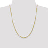 10K 3mm Diamond-Cut Rope Chain