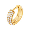3 Row Diamond Pave Huggies (1/2tcw)