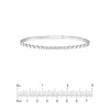 1/3tcw Alternating Diamond and Round Link Flex Bracelet