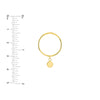 Dangle Disc Wire Ring