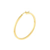 2 x 40mm Square Hoop Earrings