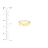 Fluted Band Ring