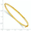 14K Polished Hinged Bangle