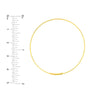 40mm Endless Wire Hoop Earrings