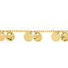 Double Dangle Disc Chain Bracelet