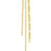 Mixed Tassel Front &amp; Back Earrings