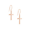 Cross Dangle Earrings on Fish Hook