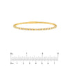 7/8tcw Alternating Diamond and Square Link Flex Bracelet