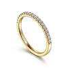14K Yellow Gold Diamond Anniversary Band