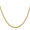 10K 2.75mm Diamond-Cut Lightweight Rope Chain