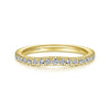 14K Yellow Gold Diamond Matching Wedding Band