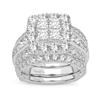 14K WG 4.00CT Diamond Bridal Ring