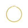 2 Row Hollow Wheat Chain Bracelet