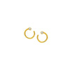 Diamond Bezel Door Knocker Earrings