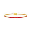 2.0mm Red Ruby Tennis Bracelet