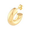 8mm ID Polished Open Hoop Earrings