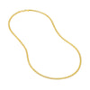 3.3mm Solid Round Box Chain with Lobster Lock