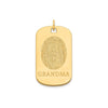Fingerprint Dog Tag