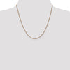 14K Rose Gold 1.2mm Spiga Chain
