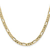 14K 5mm Flat Figaro Chain