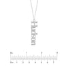 7mm Vertical Typewriter Font Necklace