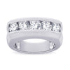 14K 2.00Ct Lab Grown Diamond Mens Band