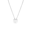 Sterling Silver Angel Emoji Adjustable Necklace