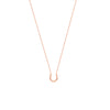 Mini Horseshoe Adjustable Necklace